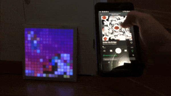 GIF demoing the Smart Album Cover project
